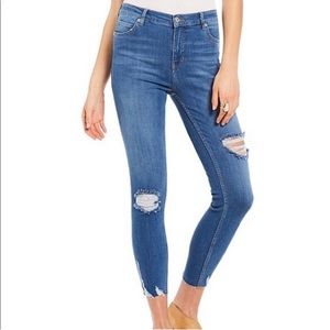 Free People Shark Bite Skinny Jeans